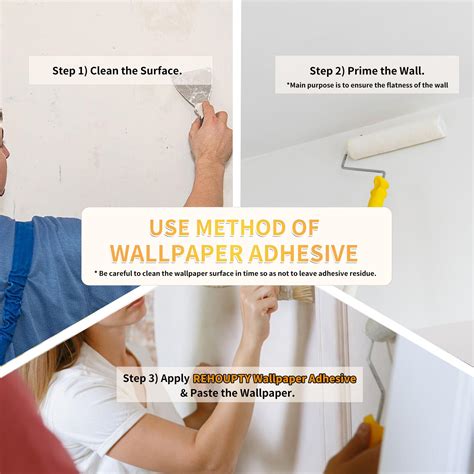 Snapklik.com : REHOUPTY Wallpaper Adhesive 132Gal Tack Wall Paper Paste