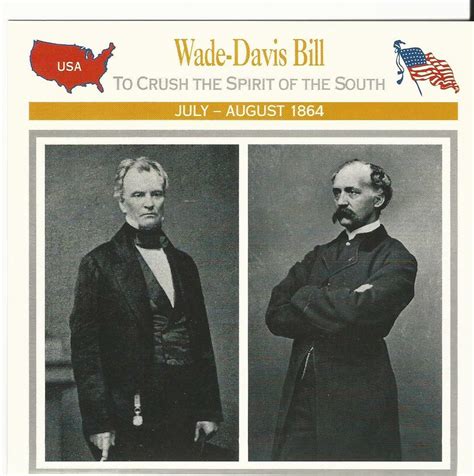 Wade Davis Bill List Of Documents | UVA Unionists