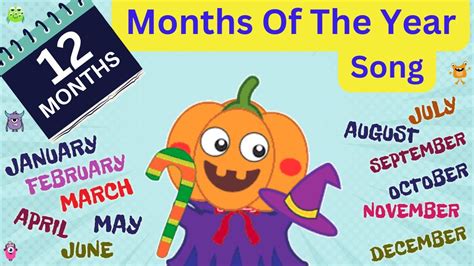Months of the year song | 12 months | Nursery Rhymes & Kids Song - YouTube