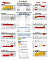 Magnolia School District releases 2025-2026 calendar | Public & Private ...