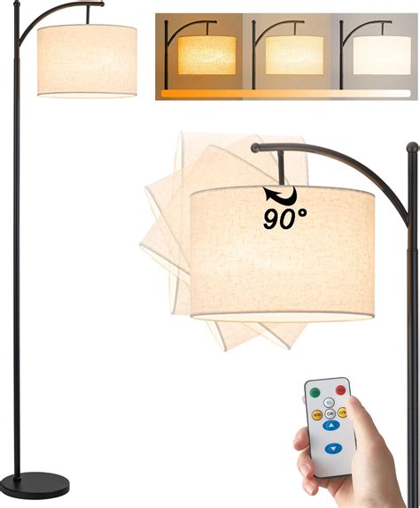 Battery Operated Cordless Floor Lamp with Remote Control For Bedroom ...