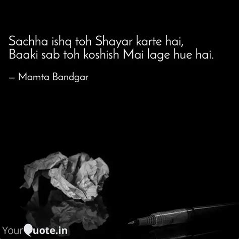 Sachha ishq toh Shayar ka... | Quotes & Writings by Mamta Bandgar ...
