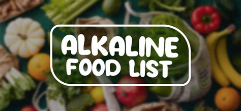 Alkaline Food ListKim Wellness