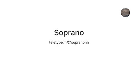 Soprano — Teletype