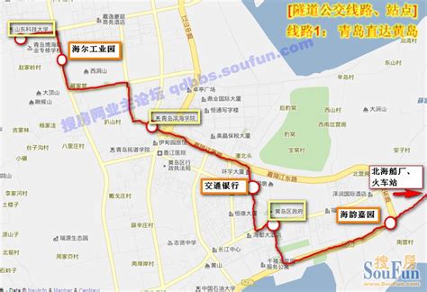 来，15路公交线路图，给你！