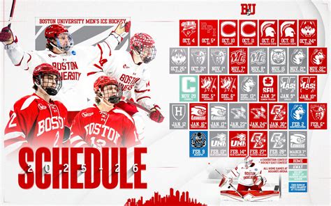 BU men's hockey schedule breakdown: Red Hot Hockey, late dates with BC ...