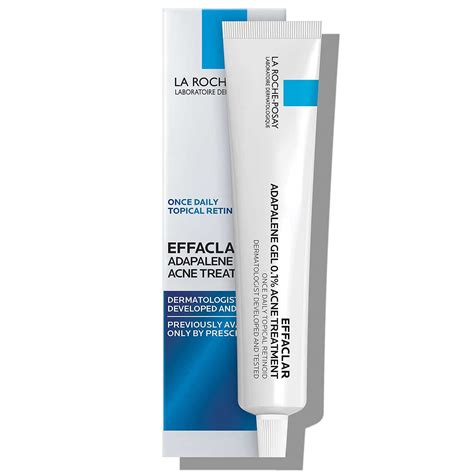 Amazon.com: La Roche-Posay Effaclar Adapalene Gel 0.1% Tratamiento para el acné, crema retinoide ...