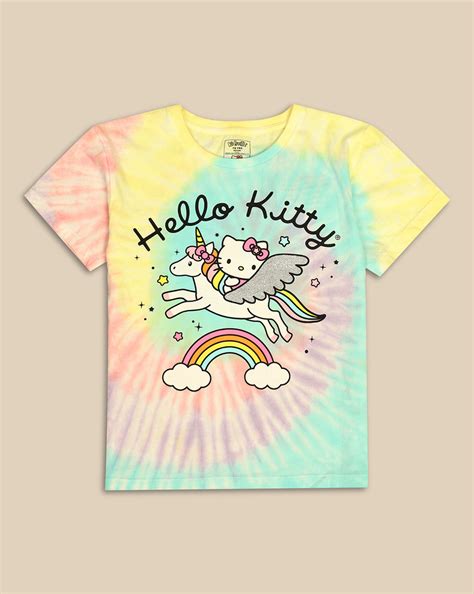 Hello Kitty Printed Relaxed Fit Tshirt For Girls – Kidsville