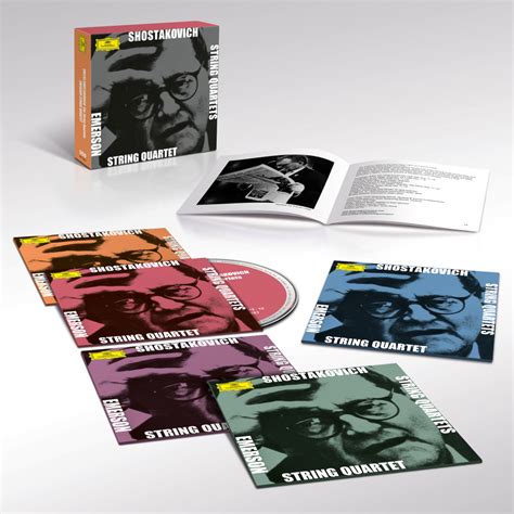 Shostakovich: The String Quartets (5CD Set) by Emerson String Quartet ...