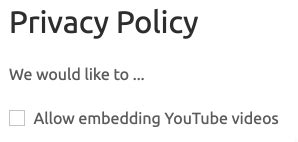 RockFrontend - Consent Tools
