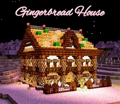 Image result for Gingerbread House Tutorial Minecraft