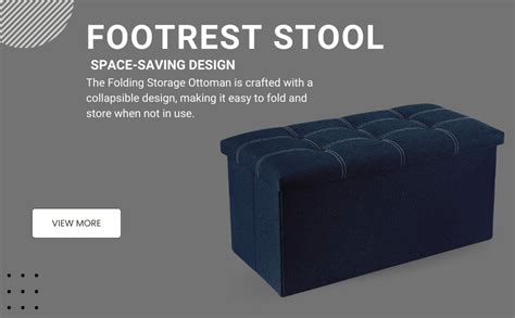 SKYFUN (LABEL) Folding Storage Ottoman, Long Shoes Sofa Bench, Fabric ...