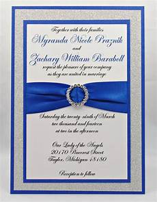 Royal Blue And Silver Wedding Invitations by Stunning Royal Blue Silver Glitter Wedding Invitation Royal Blue And Silver Wedding Invitations