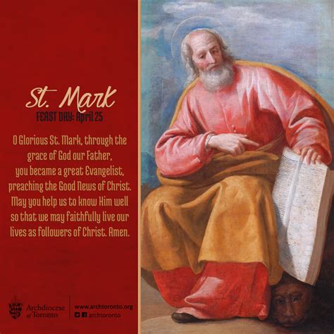 Be Like Mark: The Feast of St. Mark the Evangelist~The Rev Dcn Scott Brown, OPI | The Order of ...