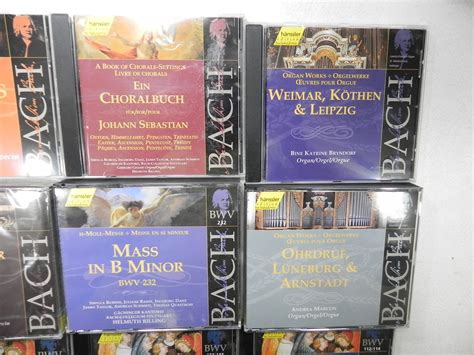 Lot of 19 Bach: Hanssler Classic CDs BWV | eBay