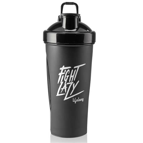 Lifelong Protein Shaker Bottle with Blender Ball | Leakproof, Wide Mou ...