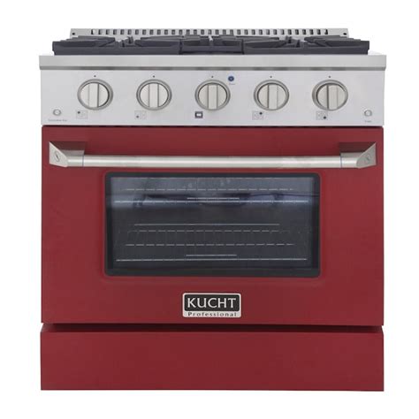 Kucht KNG 30-in 4 Burners 4.2-cu ft Convection Oven Freestanding ...