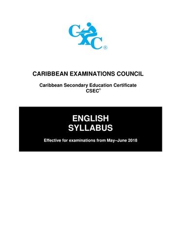 Image result for CSEC Eng a Syllabus