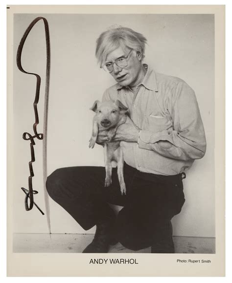Andy Warhol Signed Photograph | RR Auction