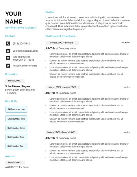 Best Cv Format Free Download