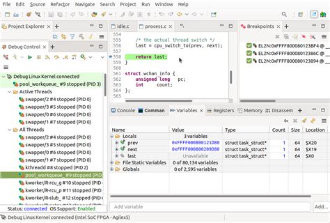 Debug Linux UML 的图像结果