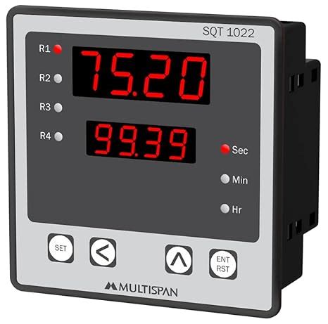 Multispan SQT-1022 4-Channel Programmable Sequential Timer 96 x 96 x 54 ...