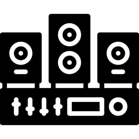 Sound system - Free technology icons