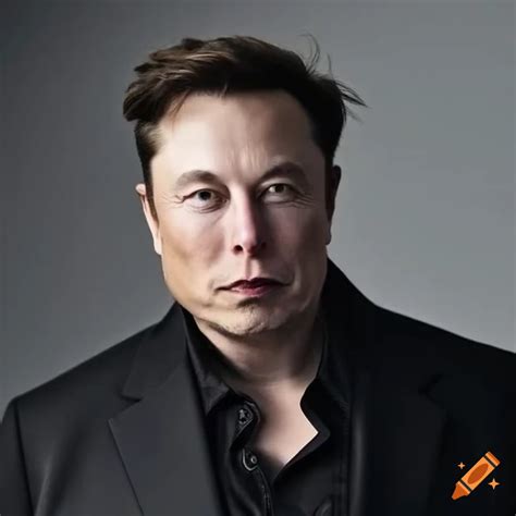 Elon musk potrait handsome best quality image on Craiyon