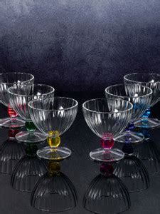 LUMINARC Glass Dessert Bowl Glass Ice Cream Bowl Rainbow Price in India ...