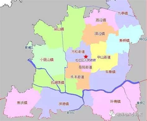 （求）上海松江区完整地图 上海松江地图