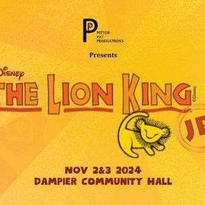 The Lion King Jr, Dampier Community Hall, Karratha, 2 November 2024 ...