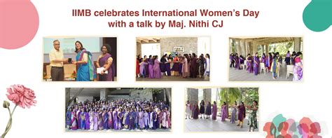 IIMB celebrates International Women’s Day with a talk by Maj. Nithi CJ ...
