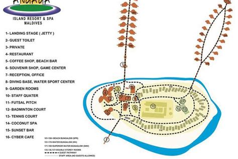 Angaga Island Resort & Spa | Lage, Kontakt, Resortmap