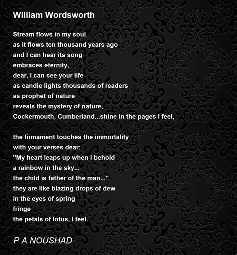 William Wordsworth Selected Poems By William Wordsworth