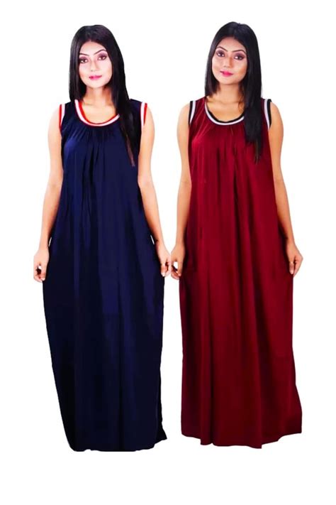 Buy The Cotton Nighty 100% Cotton Nighty for Women | Long Length ...
