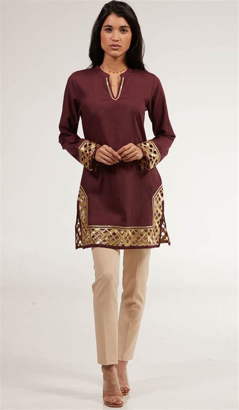 Stylish Dressy Modest Tunics & Formal Islamic Tunic Tops | Artizara ...