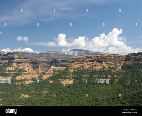 Western Ghats , Deccan Plateau , from Malshej Ghat , near Mumbai ...