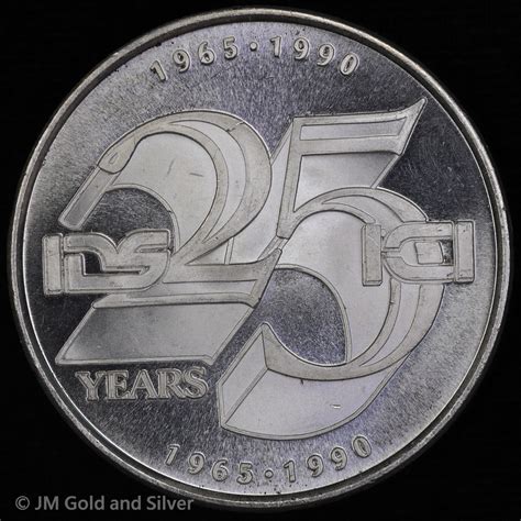 Erie Gold And Silver | 1990 IDS IDI 25 Years Eagle 1 oz .999 Silver Round