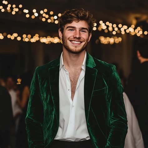 Green Velvet Blazer