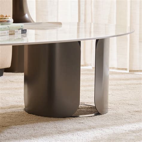 Buy Mara Sintered Stone Top Coffee Table - Off White from Home Centre ...