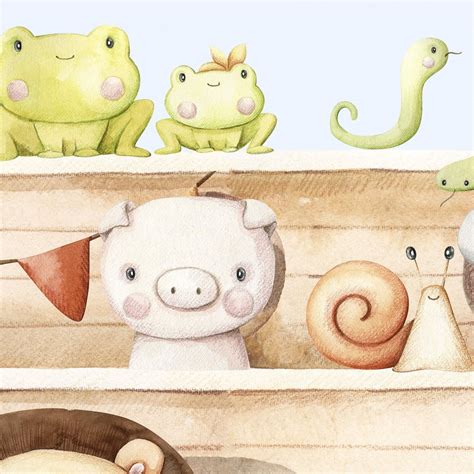 Wall Mural Oliver Robins - Noah's Ark | wall-art.com