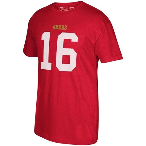 Joe Montana Jersey San Francisco S-5XL Custom Red Football Jersey ...