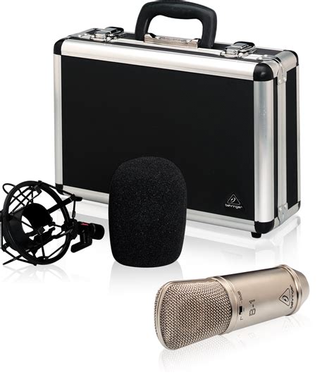 Behringer CONDENSER MICROPHONE B-1 Gold-Sputtered Large-Diaphragm Stud ...