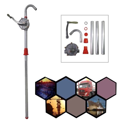 Buy MallMall Portable 10 GPM Dispenser Fuel Hand Pump Hand Crank ...