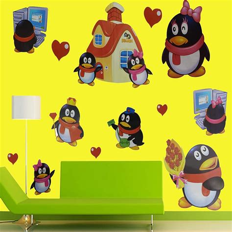 Buy LARBENZ.the digital era 'Penguin' Wall Sticker (PVC Vinyl, 50 cm x ...