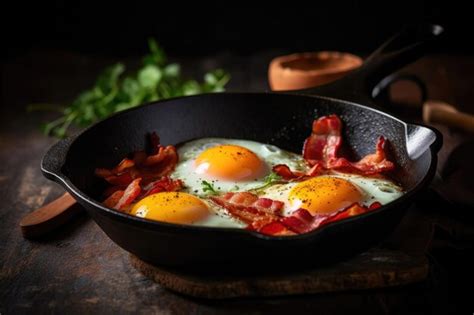 Classic breakfast delight generative ai | Premium AI-generated image