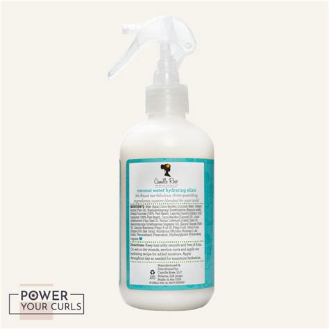 Maximum Hydration Coconut Water Hydrating Elixir » Power Your Curls