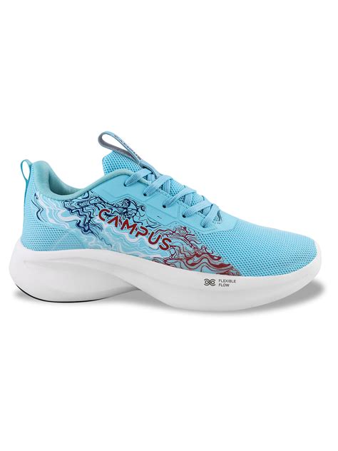 Buy Sports Shoes For Women: Kaius-Aqua-Blu-Red | Campus Shoes