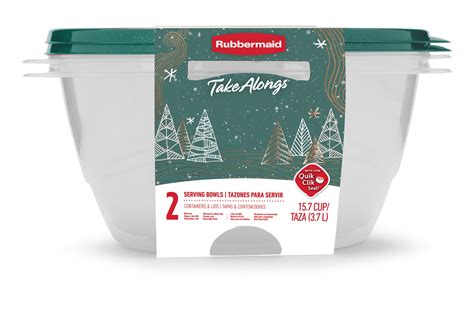 Rubbermaid TakeAlongs 15.7 Cup Food Storage Containers - Walmart.com