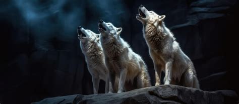 Image result for Wolves Howl at Night